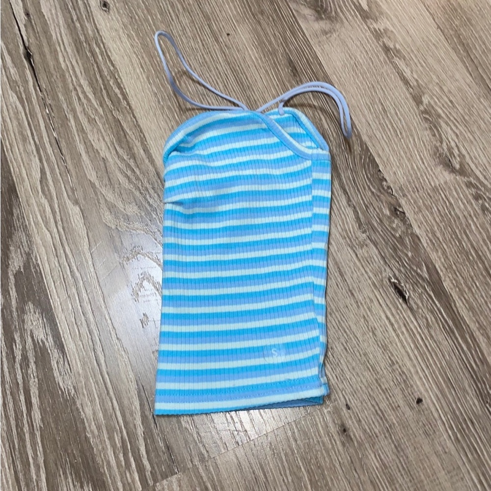 NWT Blue Striped Tank Top from Pacsun Size Small (S) - Picture 3 of 5